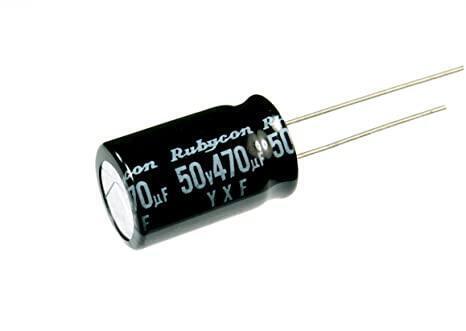Pack 10 Capacitor Electrolítico De Aluminio 470uF 50V 10x17 mm