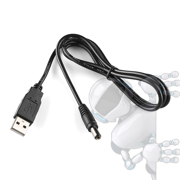 Cable De Alimentación USB a Conector Jack 5.5x2.5 mm - Imagen 2