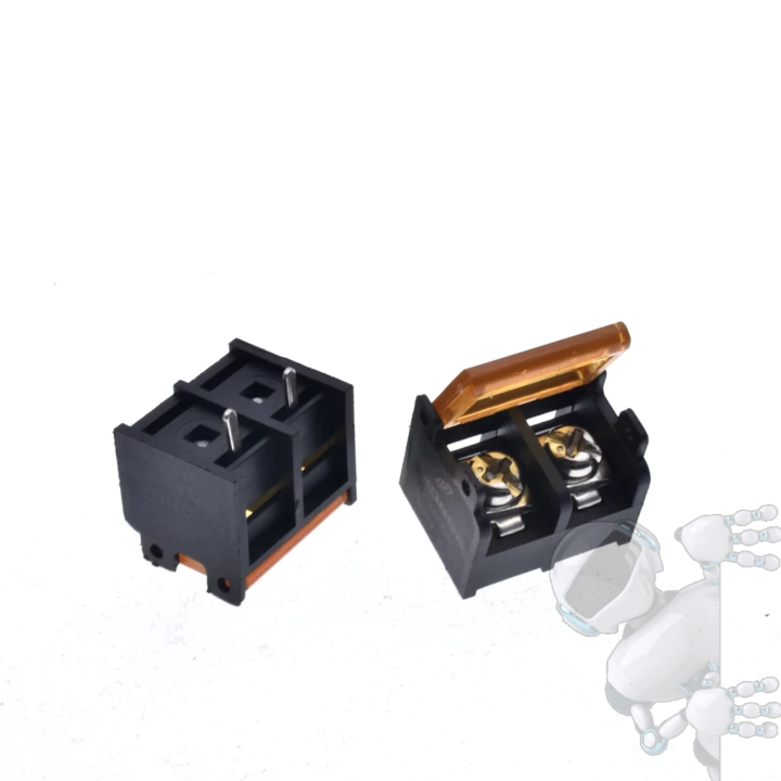 Kit 2 BORNERA 2P 9.5MM CON TAPA - Imagen 5