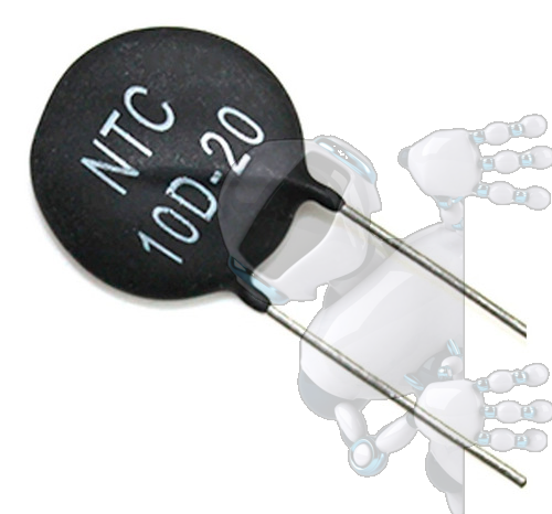 Termistor NTC 10-D20