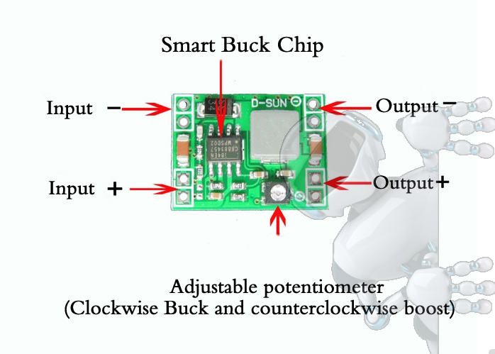 Módulo MP1584 Convertidor de Voltaje DC-DC Buck 0.8V-20V – 3A - Imagen 2