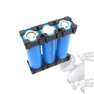 Kit 2 SOPORTE DE FIJACIÓN O HOLDER PARA BATERÍAS 18650 3X1
