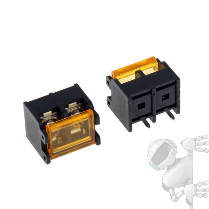Kit 2 BORNERA 2P 9.5MM CON TAPA - Imagen 3