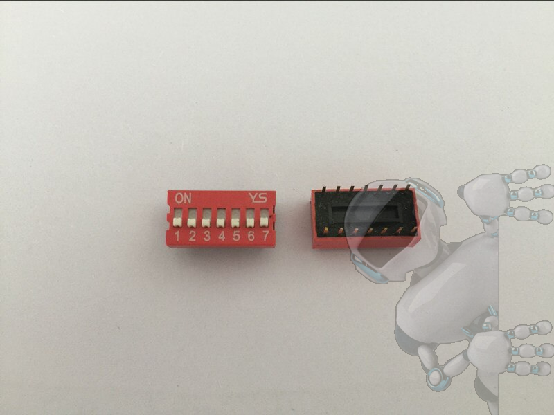 DIP Switch de 8P Rojo - Imagen 3