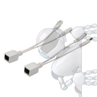 UTP-902POE Inyector Eyector PoE UTP RJ45 Par