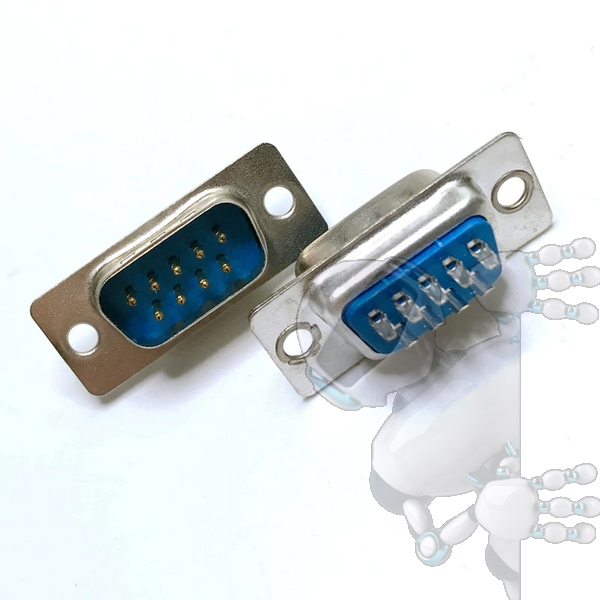 Kit 2 Socket Conector DB9 Macho Para Soldar - Imagen 2