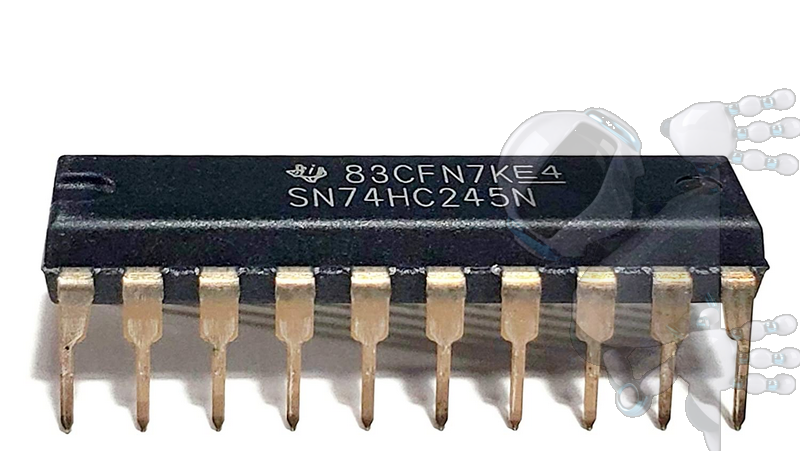Paquete de 3 TRANSCEPTOR DE BUS SN74HC245N - Imagen 2
