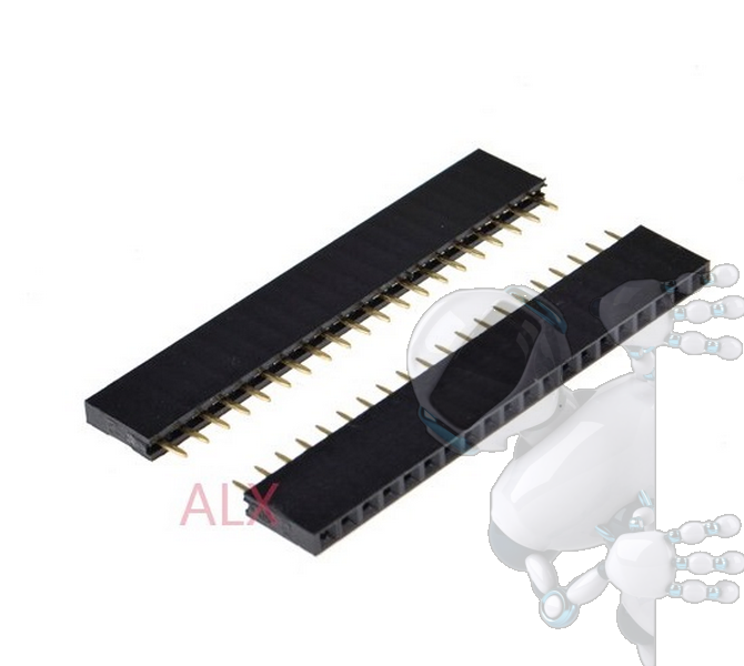 Paquete de 3 Regleta Hembra 2.54mm 20P