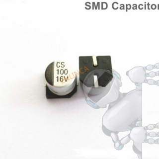 Kit 4 Capacitor Electrolítico De Aluminio 100 uF 16V 6.3x5.4 mm SMD