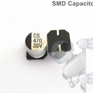 Kit 4 Capacitor Electrolítico De Aluminio 470 uF 35V 10x10.2 mm SMD