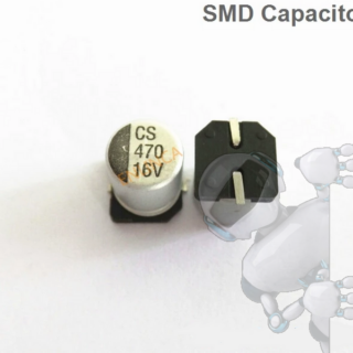 Kit 4 Capacitor Electrolítico De Aluminio 470 uF 16V 8x10.2 mm SMD