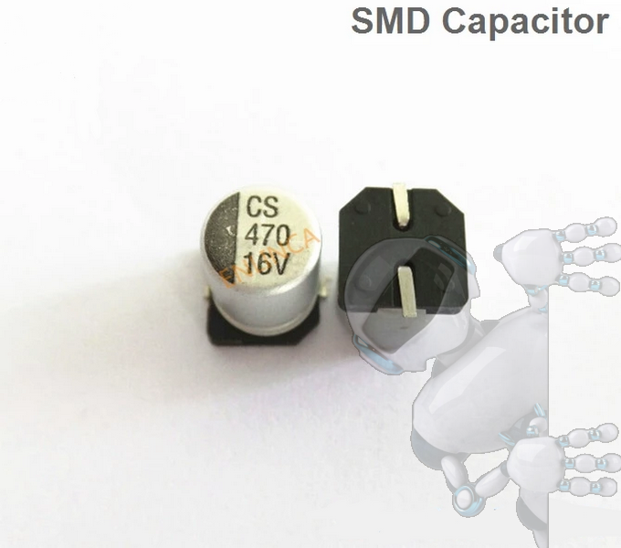 Kit 4 Capacitor Electrolítico De Aluminio 470 uF 16V 8x10.2 mm SMD