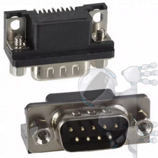 Conector DB9 Macho 90 Grados Para PCB