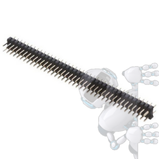 Kit 2 Regleta Doble 2x40P 2.54MM