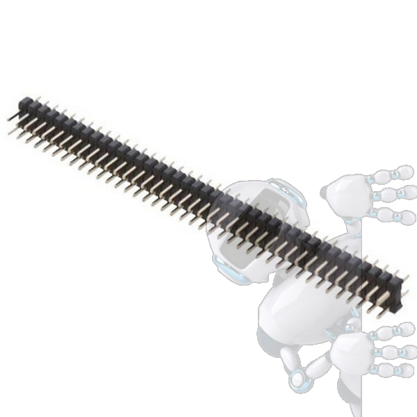 Kit 2 Regleta Doble 2x40P 2.54MM