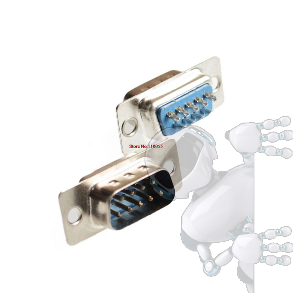 Kit 2 Socket Conector DB9 Macho Para Soldar - Imagen 3