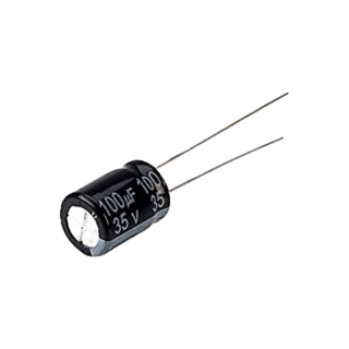Pack 10 Capacitor Electrolítico De Aluminio 100uF 35V 6x11 mm