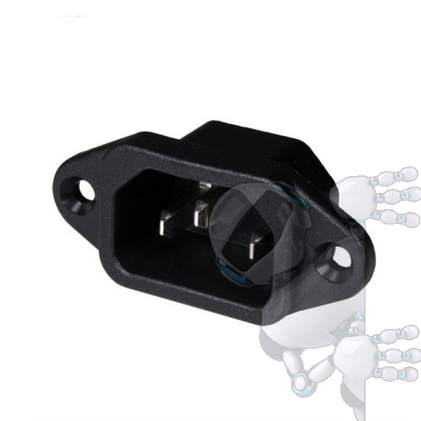 CONECTOR O ENCHUFE DE ALIMENTACIÓN AC-04 PARA CABLE DE PODER C13