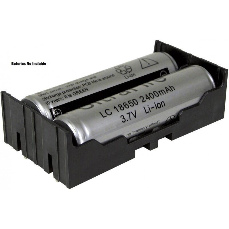 Porta Baterías X2 18650 Para PCB - Imagen 5