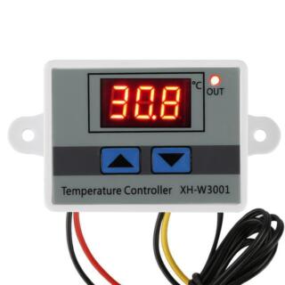 Termostato digital W3001 + sonda Control Incubadora