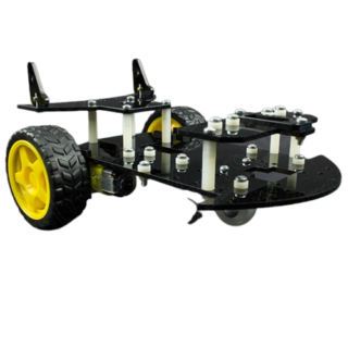 Chasis para Kit Robot V2.0 Con Motores TT y Ruedas (Desarmado)