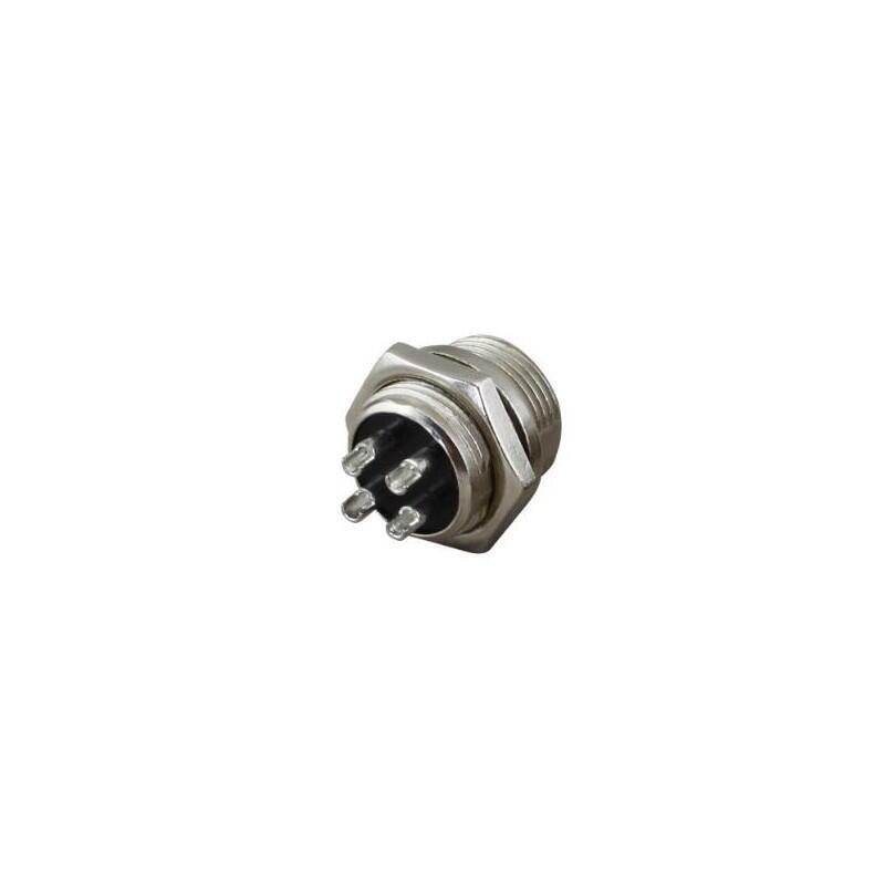 CONECTOR CIRCULAR 4 PINES pareja GX16-4 METÁLICO Aviacion - Imagen 6
