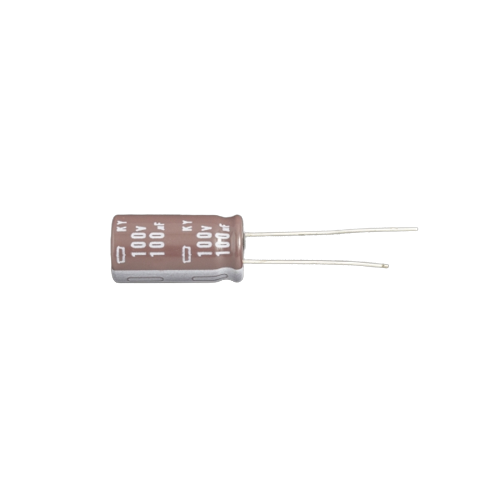 Capacitor Electrolítico De Aluminio 100uF 100V 10x20 mm - Imagen 2