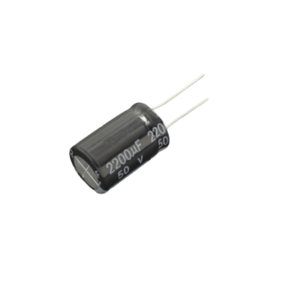 Kit 2 Capacitor Electrolítico De Aluminio 2200uf 50v 16x25 Mm