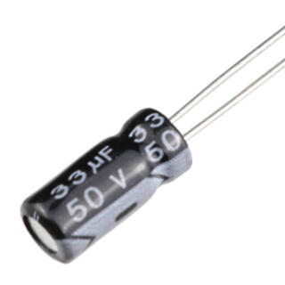 Capacitor Electrolítico De Aluminio 33uF 50V 5x11 mm