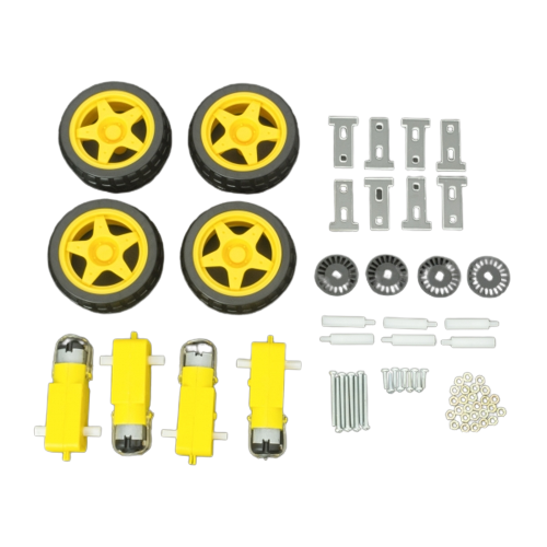 Kit Chasis robot inteligente 4WD (Desarmado) - Imagen 2