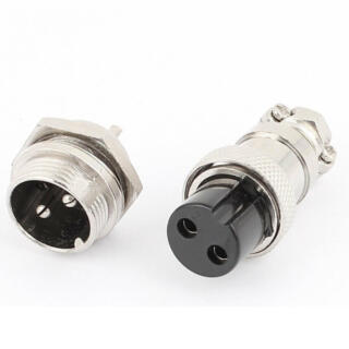 Conector De Aviación GX16 2P Macho-Hembra