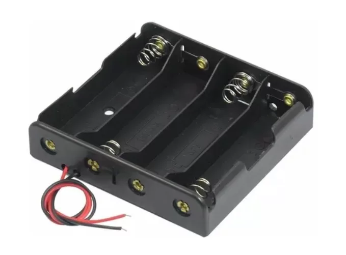 Portapilas Portabaterias Aa X4 - Imagen 2