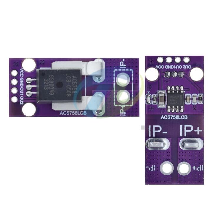 Sensor De Corriente Acs758 50a Acs758lcb-050b Efecto Hall - Imagen 2