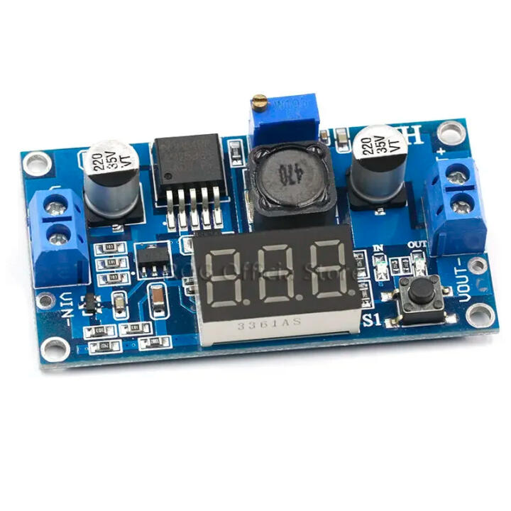 Modulo Lm2596 Fuente Poder Dc Step Down Display Conversor - Imagen 3