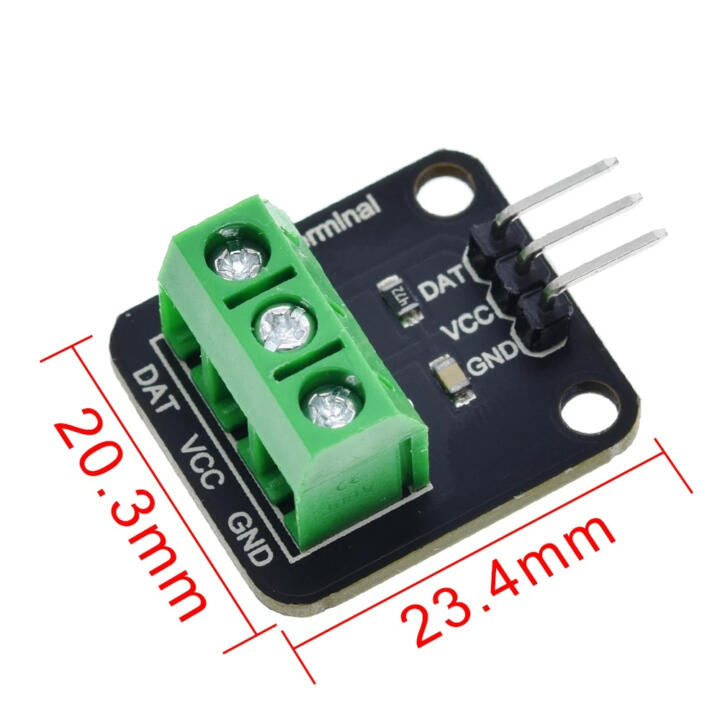DS18B20 Sensor de 100CM, Con Adaptador, arduino, raspberry - Imagen 2