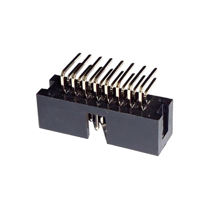 CONECTOR IDC DC3-16P 2x8P MACHO ACODADO