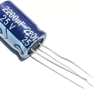 Capacitor Electrolítico De Aluminio 2200uF 25V 13x20 mm