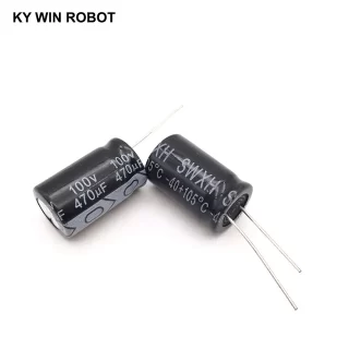 CAPACITOR ELECTROLÍTICO DE ALUMINIO 470UF 100V 16X25 MM