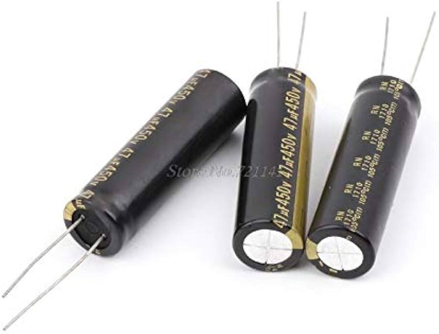CAPACITOR ELECTROLÍTICO DE ALUMINIO 47UF 450V 10X50 MM - Imagen 2