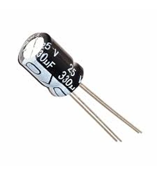 Capacitor Electrolítico De Aluminio 330uF 25V 8x12 mm - Imagen 2