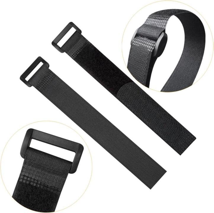 Correa Sujeta Cables De Velcro Con Hebilla Plástica 31 cm