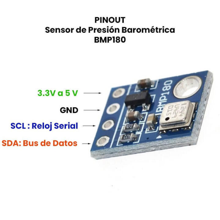 Sensor Digital De Presión Barométrica Bmp180 Para Arduino - Imagen 2