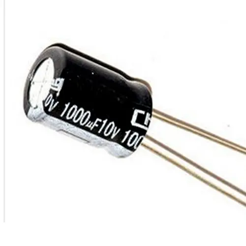 Capacitor Electrolítico De Aluminio 1000uF 10V 8x12 mm