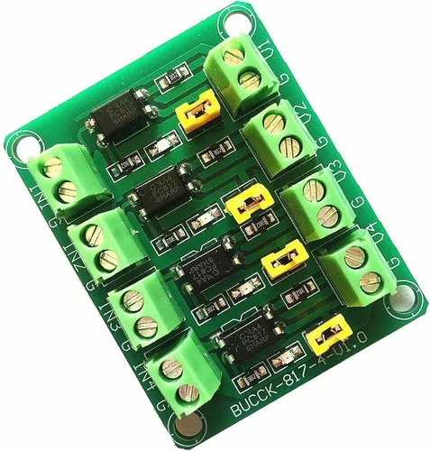 Módulo Optoacoplador 4 Canales PC817 6 – 30V Optoaislador - Imagen 3