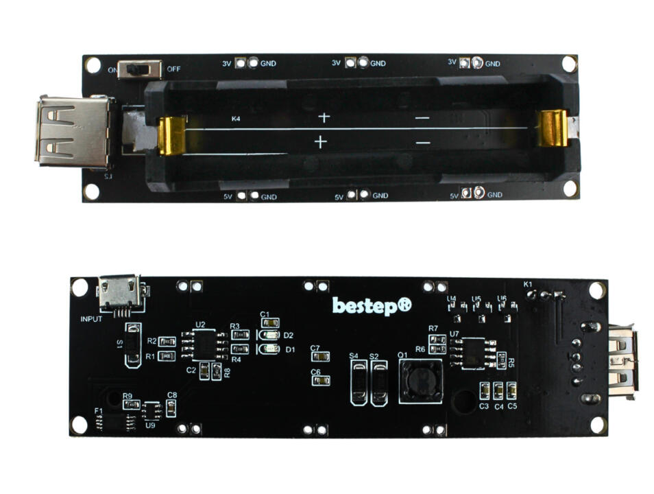Shield V3 Cargador de Bateria 18650 con USB, Saída 5V / 3V - Imagen 3