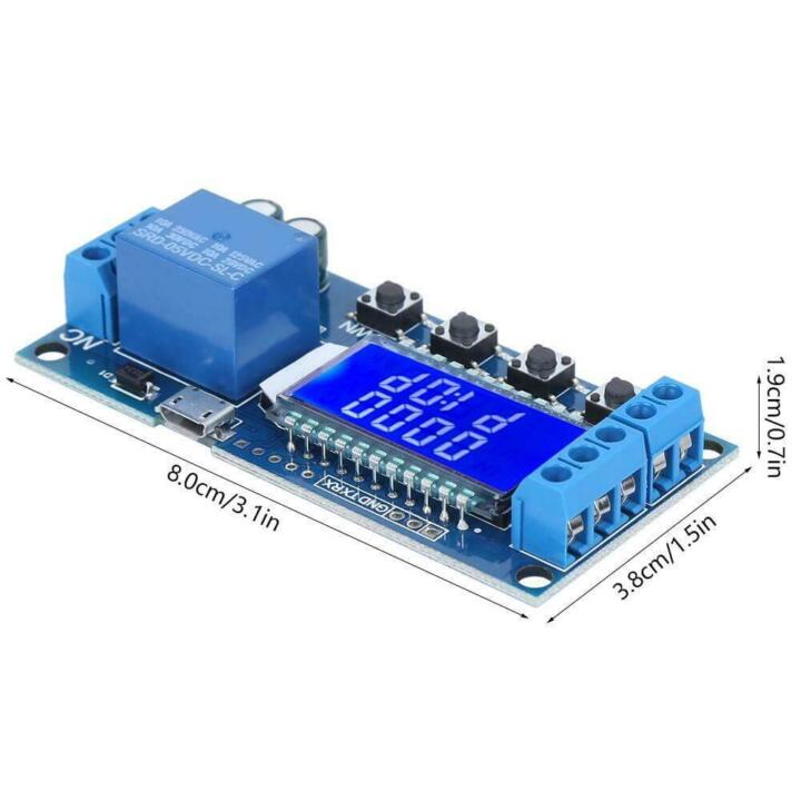 Temporizador Ajustable Programable LCD XY-LJ02 0-9999 min Relé 6-30V - Imagen 3