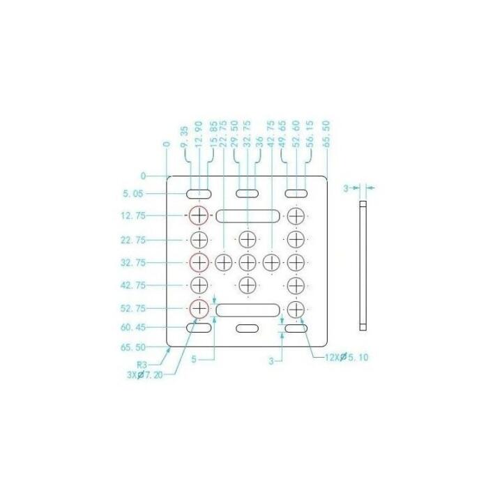 Cnc Carro Rodamiento Perfil 2020 V-slot - Placa Openbuilds - Imagen 2