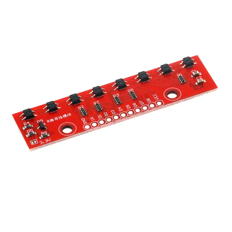 Sensor de Linea infrarrojo QTR-8A de 8 líneas - Imagen 4