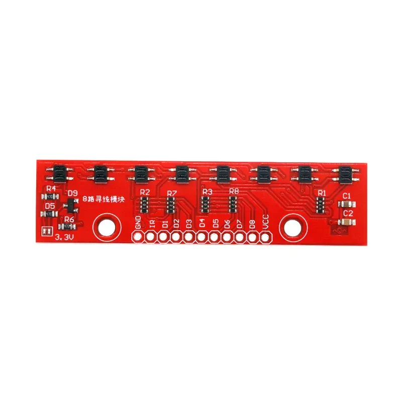 Sensor de Linea infrarrojo QTR-8A de 8 líneas - Imagen 3