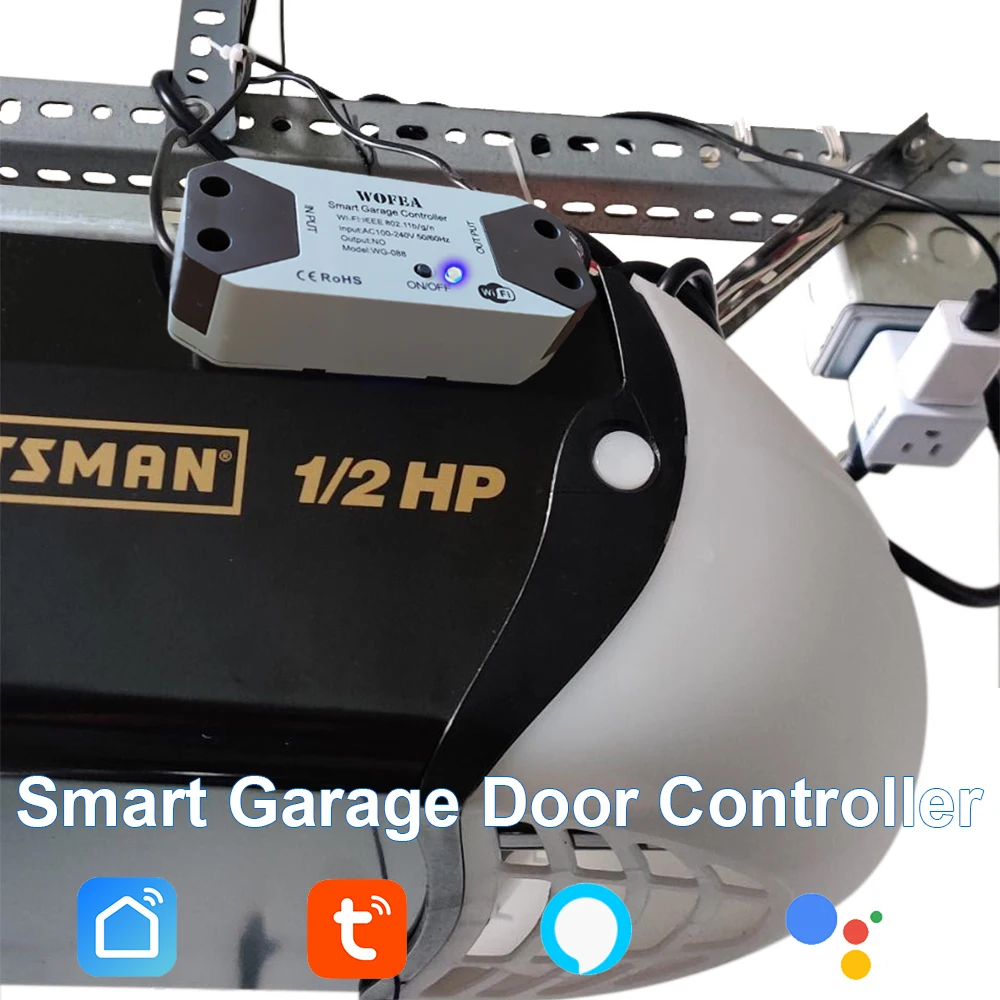 Control De Garaje Wifi 12a24vdc, Wrok, Alexa Y Google Home - Imagen 2